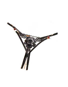 תחתון  חוטיני עם פנינים דגם MASCULINE