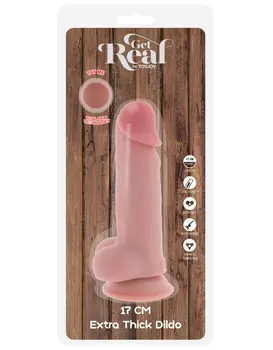 דילדו ריאליסטי נצמד מתאים לסטרפאון | אורך 17 ס"מ |