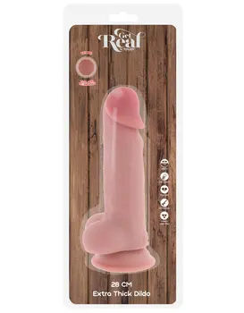 דילדו ריאליסטי נצמד מתאים לסטרפאון | אורך 28 ס"מ |