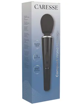 ויברטו מגיק וונד סופר עוצמתי ונטען | 25 ס"מ | Wand Massager​, צבע: שחור