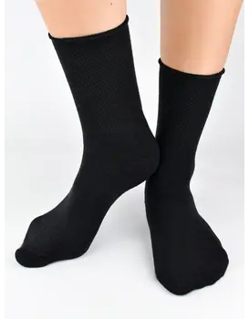 גרביים ללא לחץ | חולי סכרת, להגנה, לכאבים ולרגישות |, צבע: שחור,  מידה: 39-42