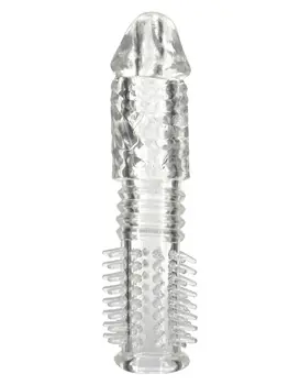 תותב שרוול מאריך ומעבה את איבר המין | מוסיף 5 ס"מ | אורך 14 ס"מ |