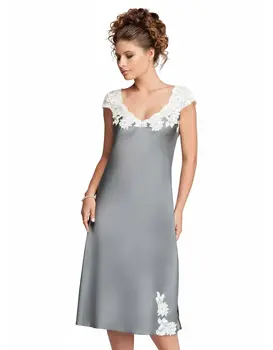 כותונת סאטן SANTORINI, צבע: ירוק,  מידה: XL