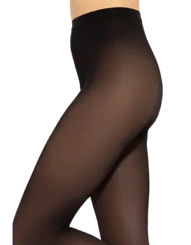 גרביונים קלאסיים וחלקיםעם עם ברק סאטן 40 דנייר | ILUMINATE, צבע: שחור,  מידה: 3