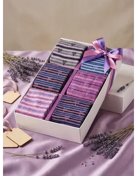 מארז של 12 זוגות גרבי ברך לנשים כותנה