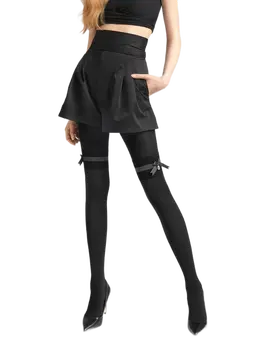 גרביון כותנה עבה ומעוצב 120 דנייר