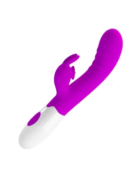 ויברטור הארנב מסיליקון לנקודת הג'י 20.6 ס"מ​ | 30 תכניות רטט 2 מנועים | CERBERUS |