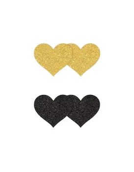 מדבקות פיטמה סקסיות | 2 זוגות בצבעים שונים |