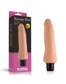 ויברטור ריאליסטי לעונג מציאותי ורטט מסעיר | 20 ס"מ | 8'' Xtreme Feel Cyberskin Vibrator