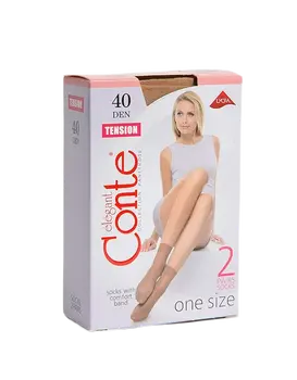 2 זוגות גרבי ניילון 40 דנייר TENSION