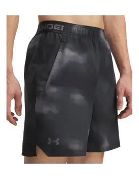 מכנסי אימון קצרים | ספורט ריצה | אנדר אמור | 1376784 |, צבע: אפור,  מידה: XL