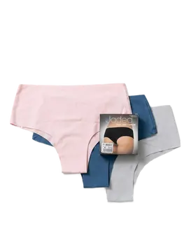 מארז 3 תחתוני כותנה ללא תפר | גזרה בוקסר | 8003C | JADEA