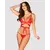 סט יפה וסקסי באדום לוהט OBSESSIVE LOVLEA SET