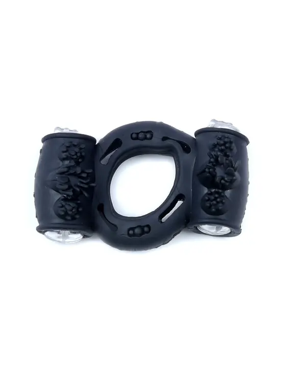 טבעת רטט עם ויברציה כפולה | Vibrating CockRing Double