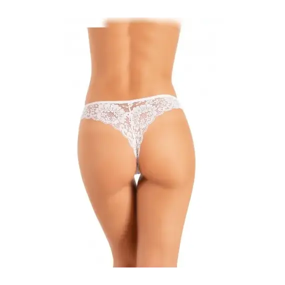 תחתון חוטיני תחרה דגם 1183 JADEA , M-3, שחור, צבע: שחור,  מידה: M-3, 4 image