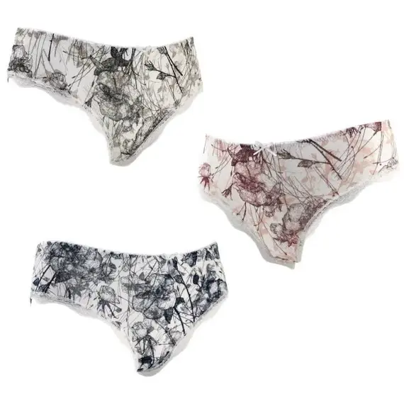 תחתון כותנה לנשים עם פרינט 6858 JADEA , XL-5, ורוד, צבע: ורוד,  מידה: XL-5