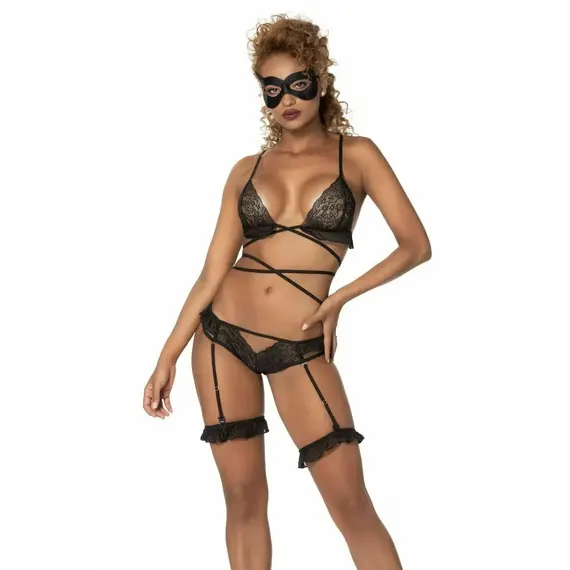 תחפושת חתולה 6400 MAPALE, שחור, S-M, צבע: שחור,  מידה: S-M