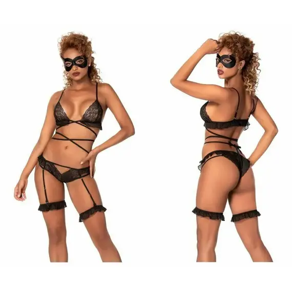 תחפושת חתולה 6400 MAPALE, שחור, S-M, צבע: שחור,  מידה: S-M, 3 image