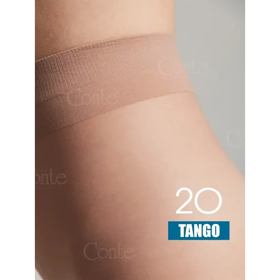 גרביון דק 20 דנייר Tango CONTE, ברונזה, XL-5, צבע: ברונזה,  מידה: XL-5, 3 image