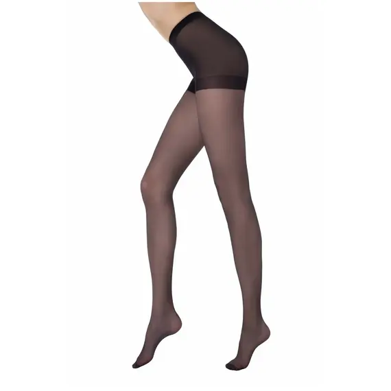 גרביון דק עם מכנסון 15 דנייר Solo CONTE, שחור, S-2, צבע: שחור,  מידה: S-2, 3 image