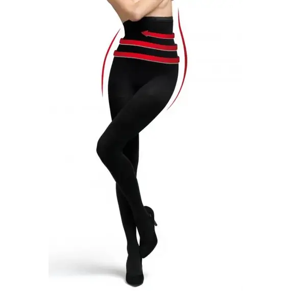 גרביון מחטב גבוה וחזק עם פס סיליקון 100 דניר Talia Control