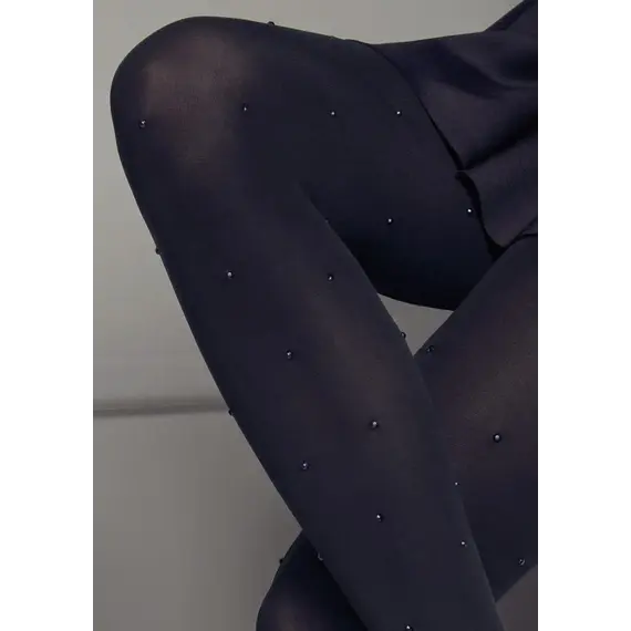 גרביונים מעוצבים איכותיים 100 דנייר GUCCI G11 MARILYN, שחור, XS-S, צבע: שחור,  מידה: XS-S, 2 image