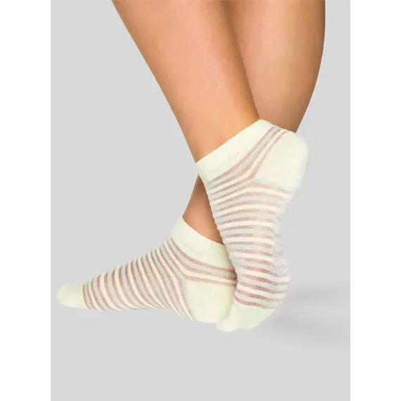 גרביים פסים ACTIVE 123 CONTE, צהוב, 36-37, צבע: צהוב,  מידה: 36-37, 2 image