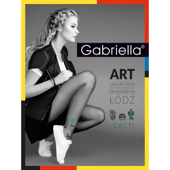 גרביונים מדוגמים 20 דנייר CACTI ART