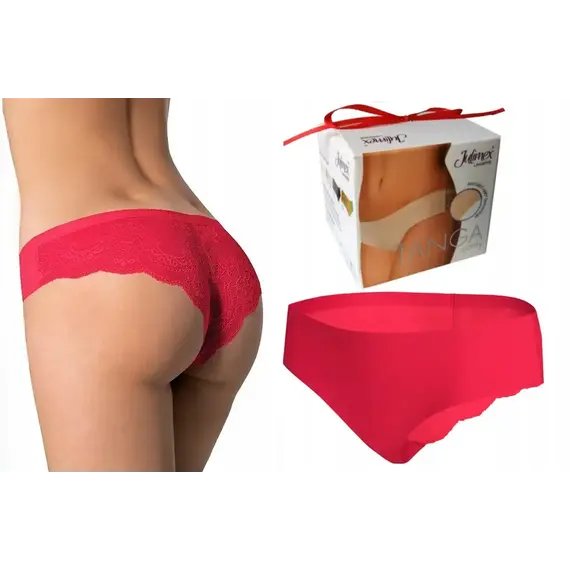תחתון ברזילאי ללא תפר TANGA PANTY JULIMEX, בזי, S-2, צבע: בזי,  מידה: S-2, 9 image