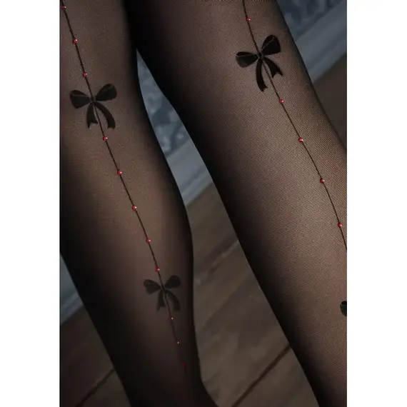 גרביונים מדוגמים 20 דנייר Gucci G41 MARILYN, שחור, XS-S, צבע: שחור,  מידה: XS-S, 2 image