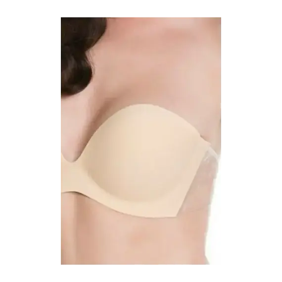 חזיית סיליקון נדבקת עם גב פתוח WINGS BRA JULIMEX, שחור, B, צבע: שחור,  מידה: B, 5 image