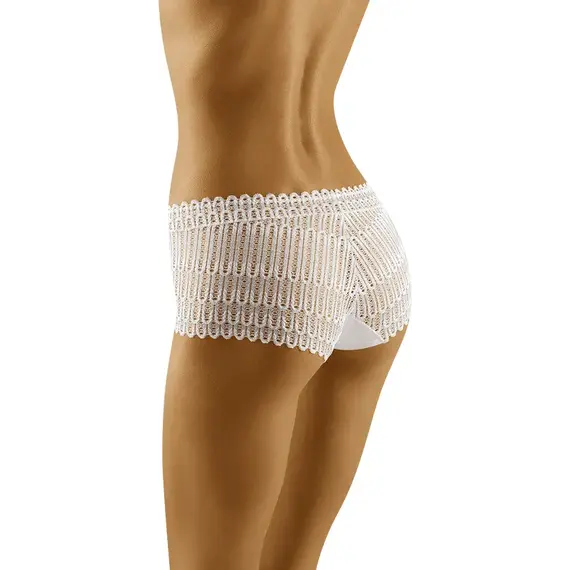 תחתוני נשים בוקסר BARI WOLBAR, לבן, S-2, צבע: לבן,  מידה: S-2