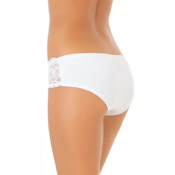 תחתון תחרה כותנה דגם 614 JADEA , S-2, לבן, צבע: לבן,  מידה: S-2, 2 image