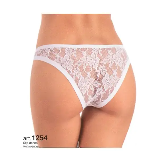 תחתון גזרה נמוכה דגם 1254 JADEA , לבן, M, צבע: לבן,  מידה: M, 2 image