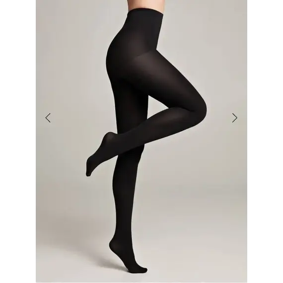 גרביון מחטב מט VELOUR ACTIVE DEN 100 CONTE, שחור, S-2, צבע: שחור,  מידה: S-2, 2 image