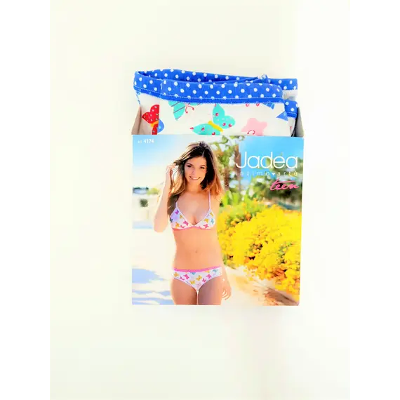 סט נוער גוזיה ותחתון צבעוני 4174 JADEA , M, סגול, צבע: סגול,  מידה: M, 4 image