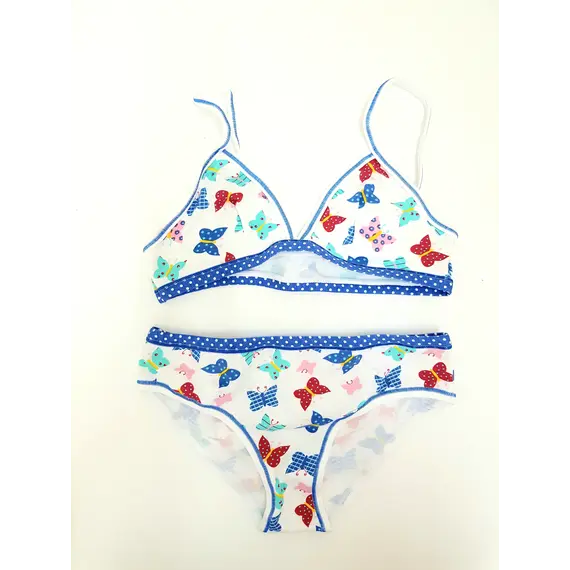 סט נוער גוזיה ותחתון צבעוני 4174 JADEA , M, סגול, צבע: סגול,  מידה: M, 5 image