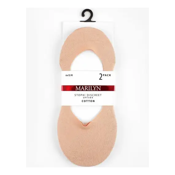 עקביות מכותנה STOPKI MARILYN, לבן, ONE SIZE, צבע: לבן,  מידה: ONE SIZE, 6 image