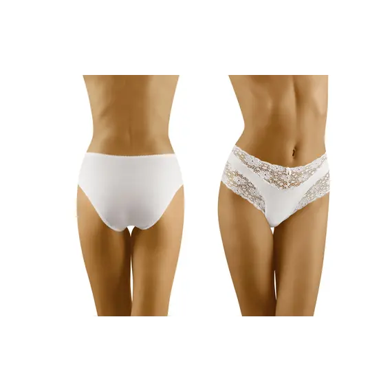 תחתון מיקרופייבר תחרה דגם MAJA WOLBAR, לבן, S, צבע: לבן,  מידה: S, 3 image