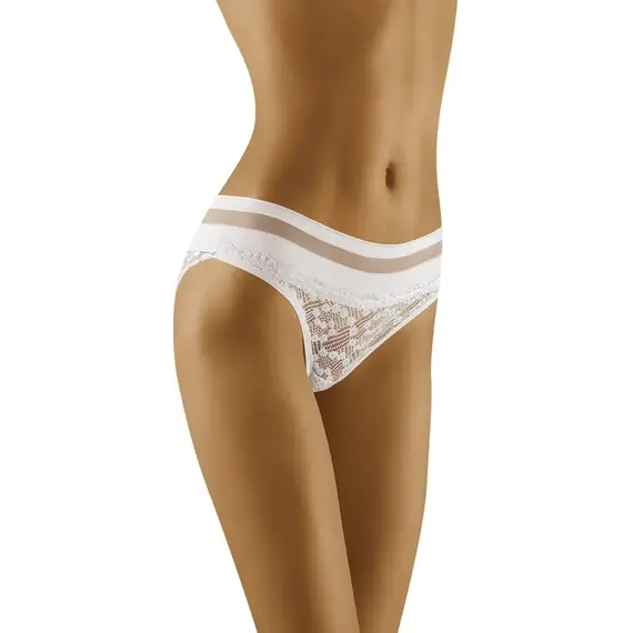 ​תחתון תחרה דגם LEDA WOLBAR, לבן, M-3, צבע: לבן,  מידה: M-3