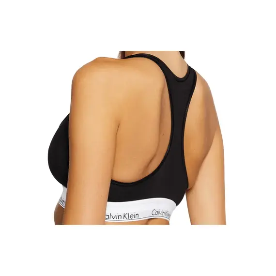 חזיית כותנה בסגנון ספורטיבי קלווין קליין F3785 CALVIN KLEIN, שחור, M, צבע: שחור,  מידה: M, 2 image