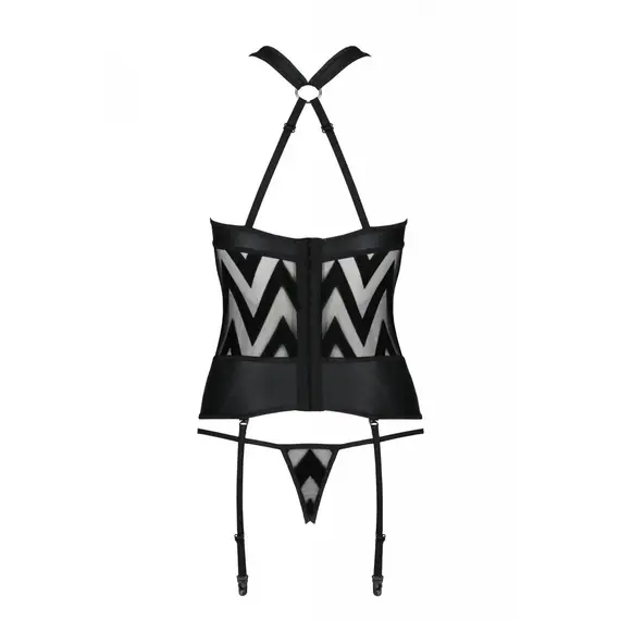 בגד גוף סקסי HIMA PASSION, שחור, L-XL, צבע: שחור,  מידה: L-XL, 4 image