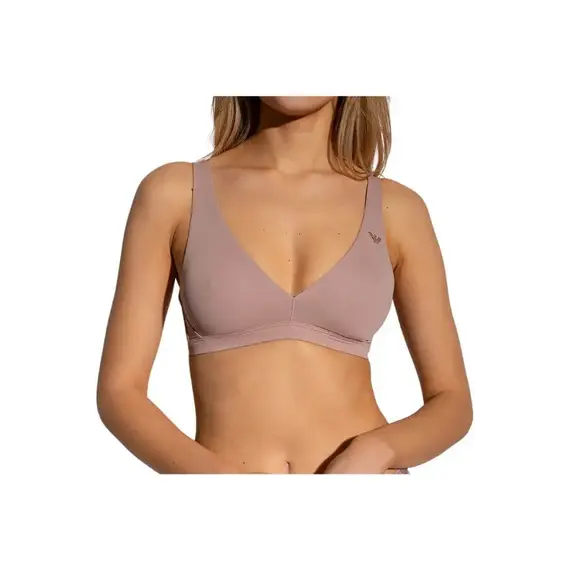 חזיית טופ לוגו יוקרתית 164481 Emporio Armani , גוף, S, צבע: גוף,  מידה: S