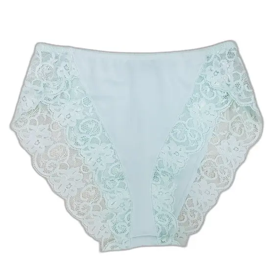 תחתון כותנה גזרה גבוהה דגם 530C JADEA , כהוי ירוק, S, צבע: כהוי ירוק,  מידה: S