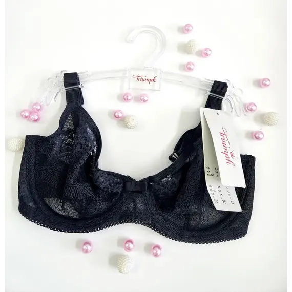 חזייה ללא ריפוד BEAUTY-FULL DARLING W02 TRIUMPH, שחור, 75D, צבע: שחור,  מידה: 75D, 2 image