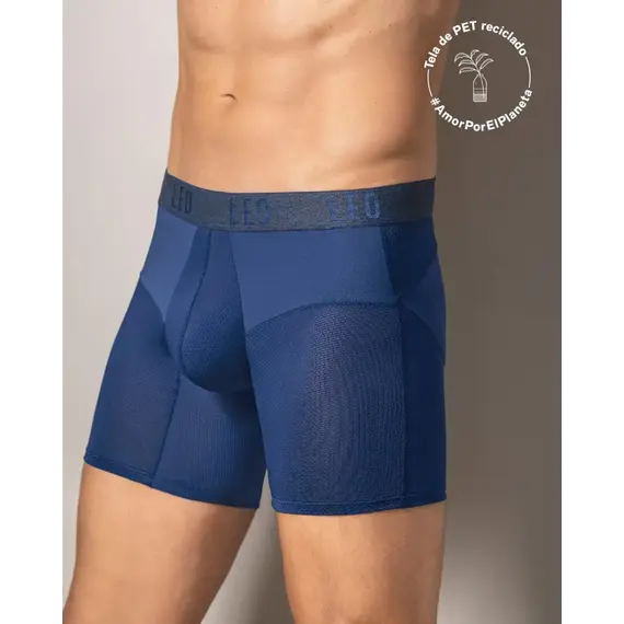 תחתוני בוקסר לגבר לריצה וספורט מקצועיים ואיכותיים LEO 033330 LEONISA, M-3, שחור, צבע: שחור,  מידה: M-3, 6 image