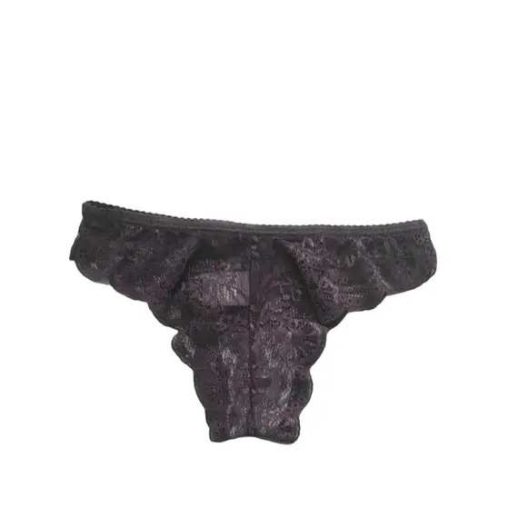 תחתון ברזילאי תחרה 1628C סגול, JADEA , L-4, צבע: סגול,  מידה: L-4, 2 image