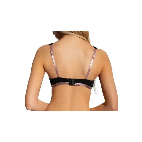 חזייה ללא ריפוד וללא עצם ארמני 164481 Emporio Armani , שחור, S, צבע: שחור,  מידה: S