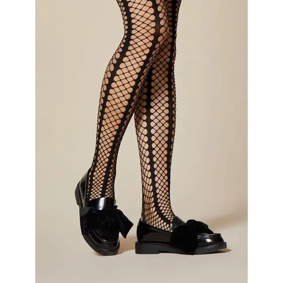 גרביון עם פרינט של רשת 40 דני​יר LADY ROCK 5880 FIORE