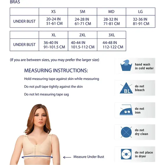 חזייה לאחר ניתוח | הגדלת חזה | הקטנת חזה BR02 ISAVELA, שחור, M, צבע: שחור,  מידה: M, 2 image
